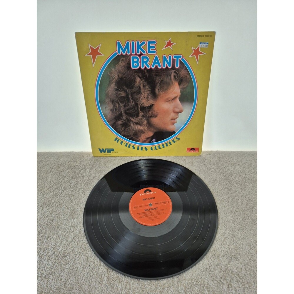 VINYL LP 12" MIKE BRANT - ON SE RETROUVE PAR HASARD *ISRAELI PRINTING*